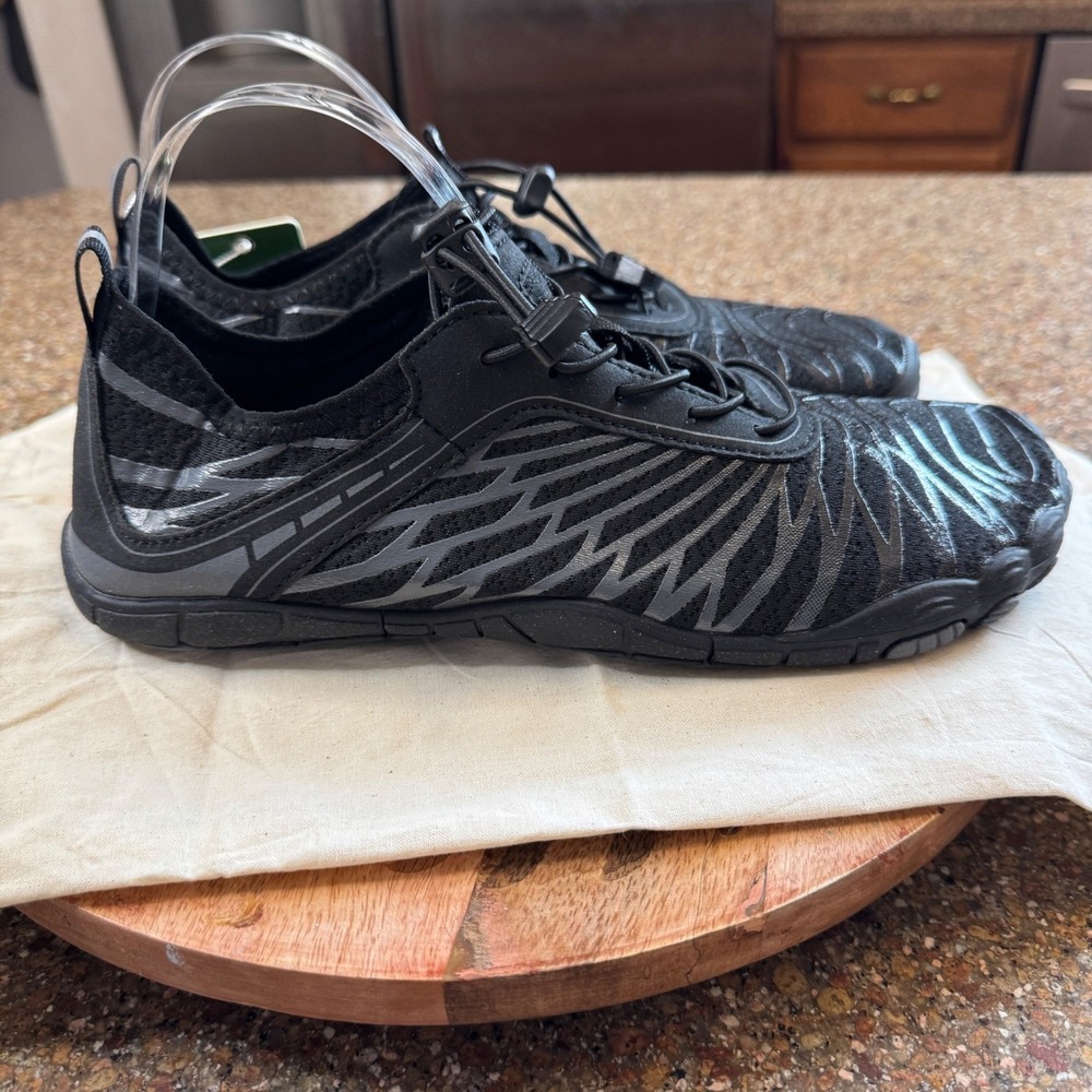 Hike Footwear Unisex Lorax Pro Barefoot Shoes 10.5 Men 12.5 Women Black Minimal